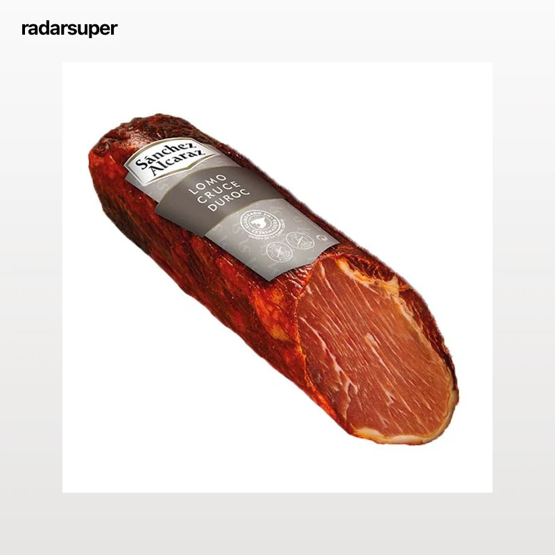 SÁNCHEZ ALCARAZ Lomo embuchado elaborado con cerdos cruce raza Duroc SÁNCHEZ ALCARAZ 650 g.