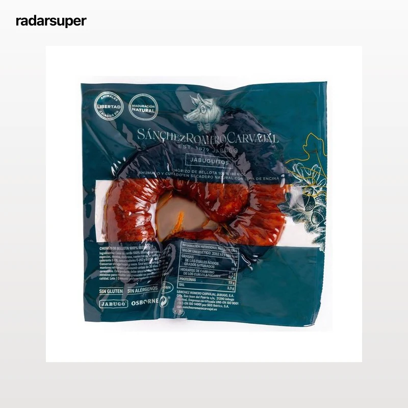 SÁNCHEZ ROMERO CARVAJAL Chorizo de bellota (100% raza ibérica) SANCHEZ ROMERO CARVAJA Jabuguitos 2 uds.