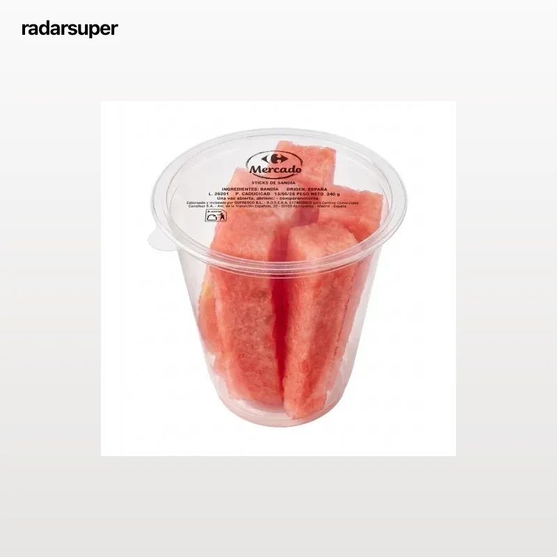 Sandia en stick El Mercado vaso de 240 g