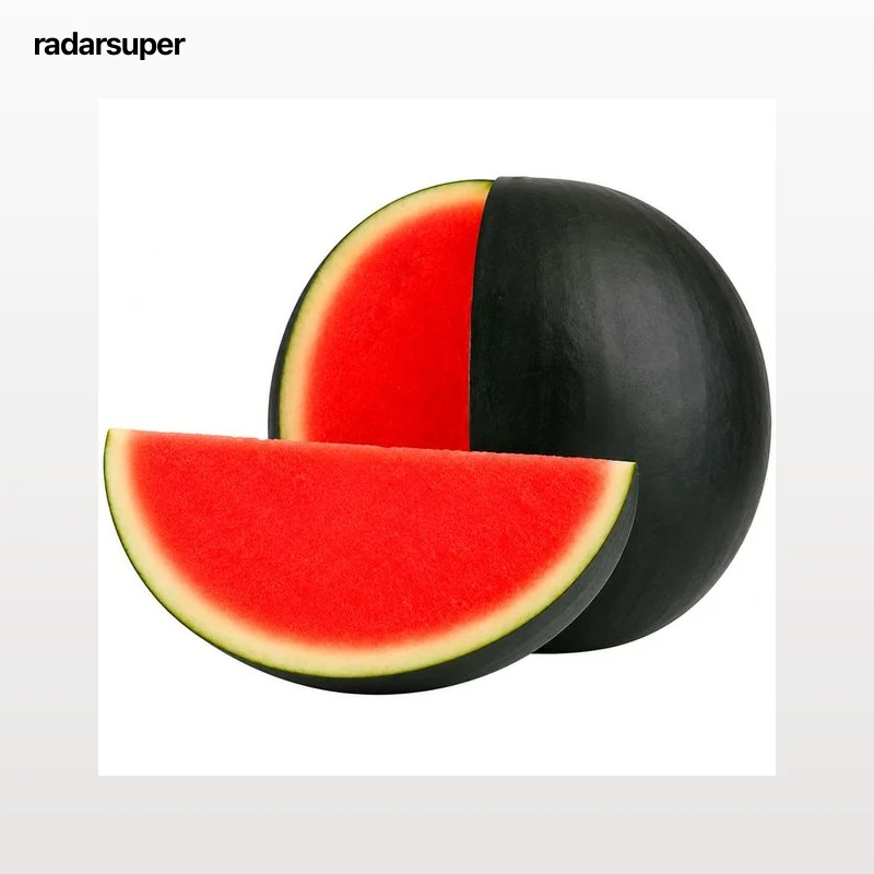 Sandía negra baja en semillas al peso.