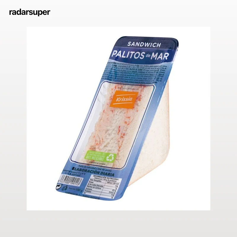 Sandwich 150g palitos de mar