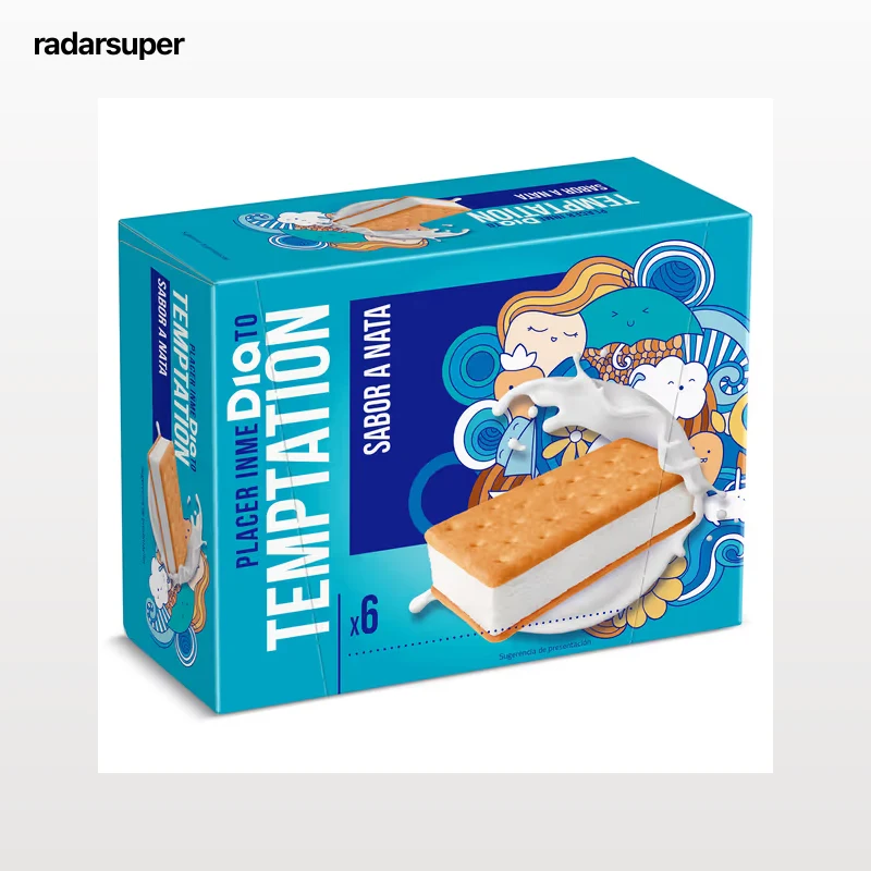 Sándwich de nata Dia Temptation 6 x 50 g