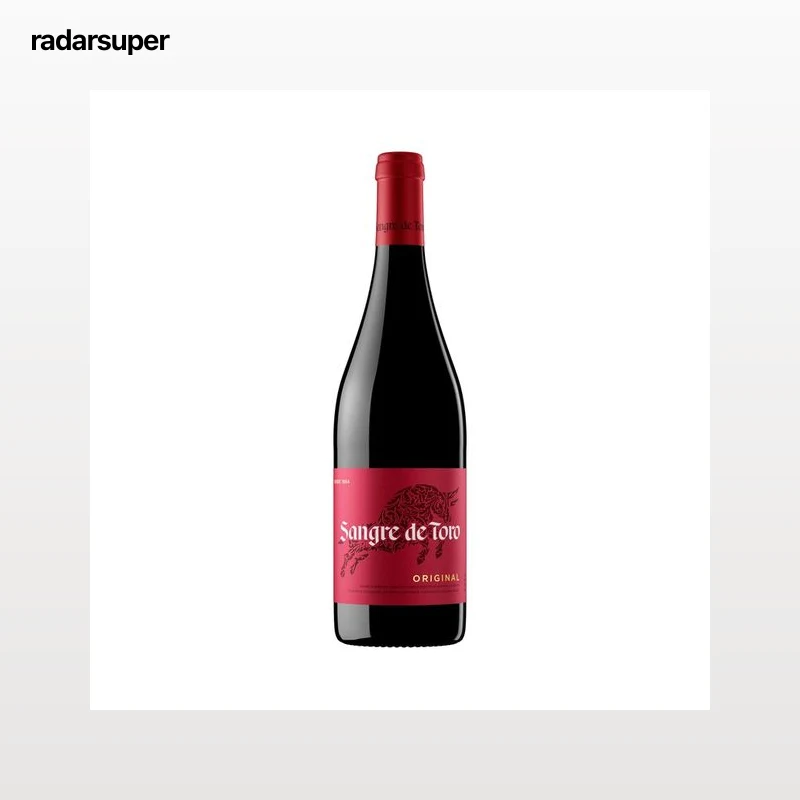 SANGRE DE TORO Original Vino tinto crianza con D.O. Catalunya botella 75 cl.