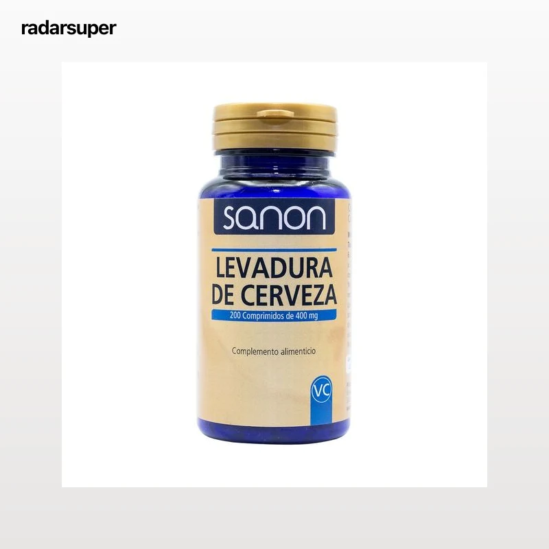 SANON Levadura de cerveza (complemento alimenticio) 200 comprimidos.