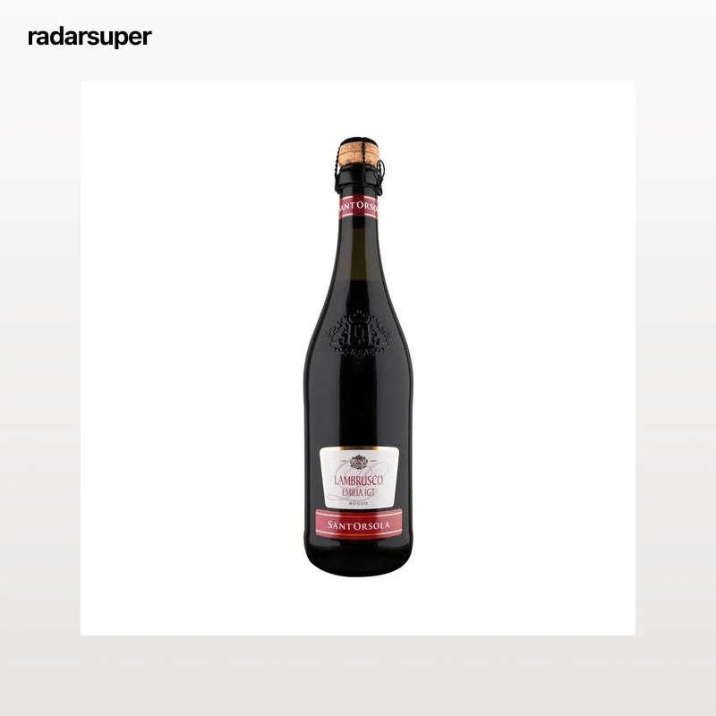 SANT"ORSOLA  Vino tinto lambrusco con IGT Emilia lambrusco SANT"ORSOLA botella de 75 cl.