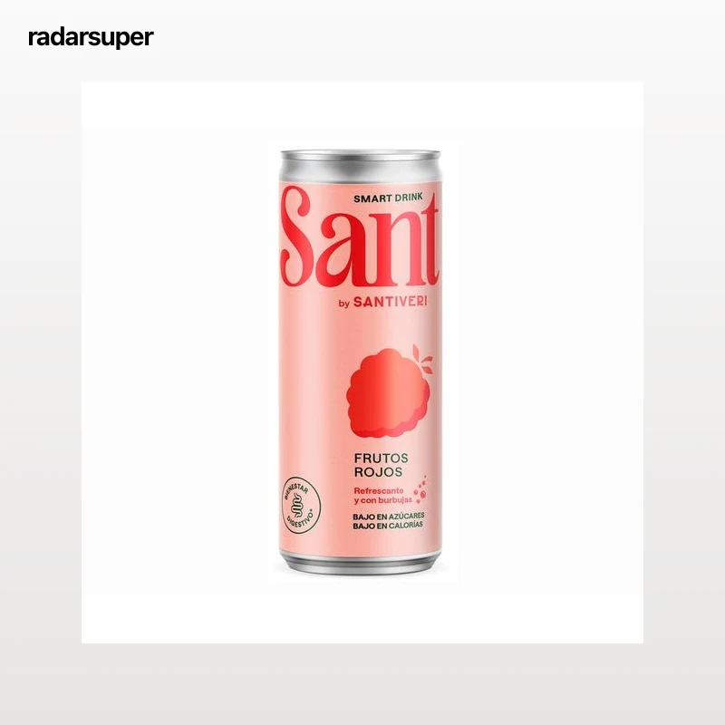 SANT Refresco de frutos rojos lata 330 ml.