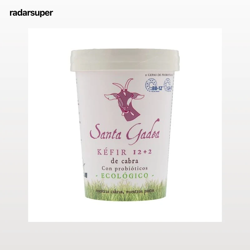 SANTA GADEA Kéfir de cabra ecológico con probióticos SANTA GADEA 420 g.