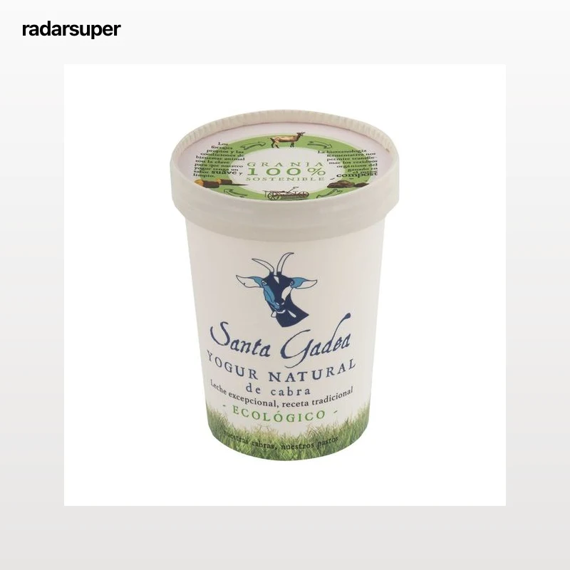 SANTA GADEA Yogur natural de cabra, ecológico 420 g.
