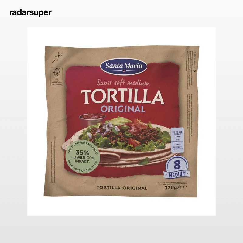 SANTA MARÍA Tortillas de trigo 320 g.