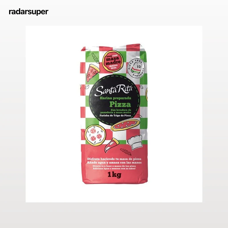 SANTA RITA Harina especial para pizza con levadura y masa madre 1 kg