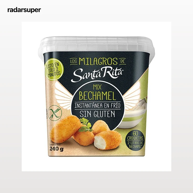 SANTA RITA Mix bechamel instantánea en frío sin gluten 240 g.