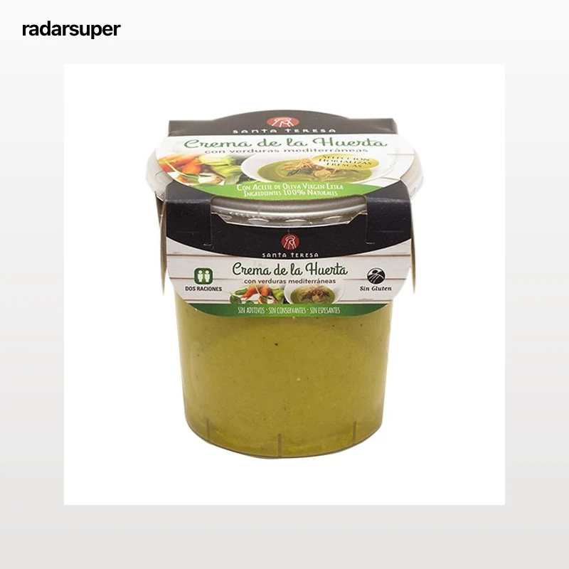 SANTA TERESA Crema de la huerta con verduras mediterráneas SANTA TERESA 400 ml.