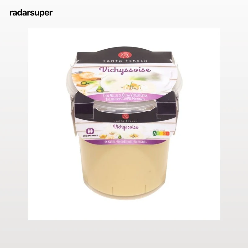 SANTA TERESA Crema vichyssoise, elaborada con aceite de oliva virgen extra SANTA TERESA 400 ml.
