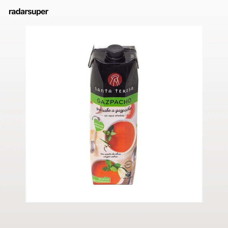 SANTA TERESA Gazpacho 100% natural con aceite de oliva virgen extra SANTA TERESA 1 l.