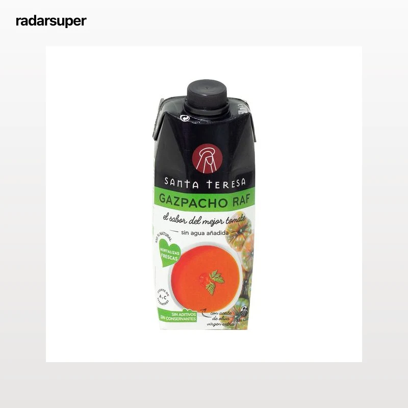 SANTA TERESA Gazpacho elaborado con aceite de oliva virgen extra y tomates Raf SANTA TERESA 500 ml.