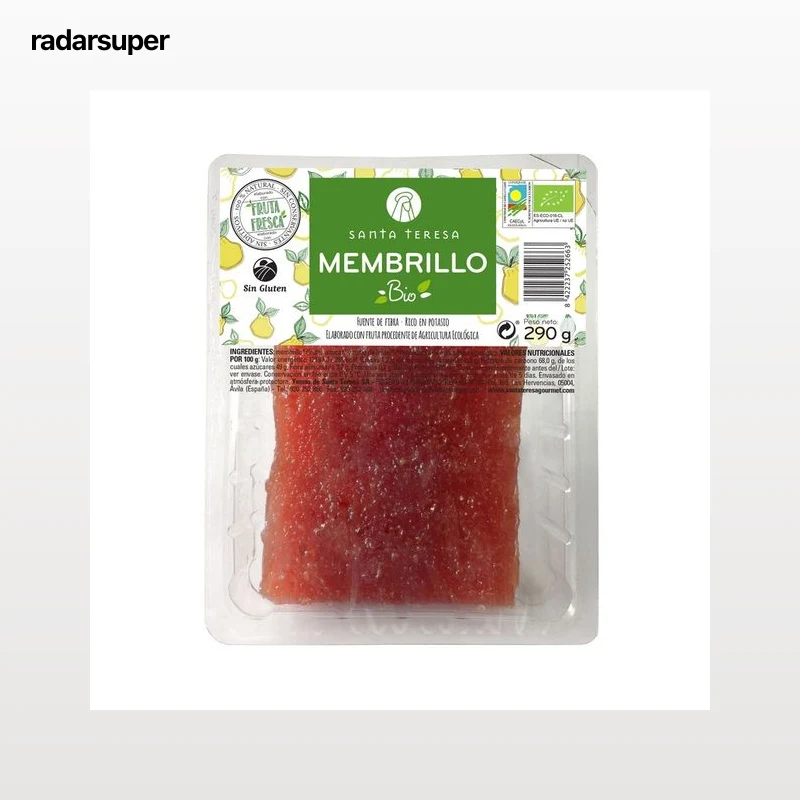 SANTA TERESA Membrillo ecológico sin gluten SANTA TERESA 290 g.