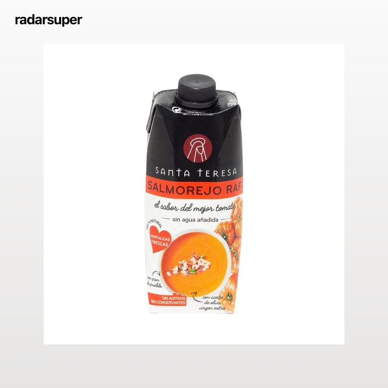 SANTA TERESA Salmorejo elaborado con tomates Raf y pan de pueblo SANTA TERESA 500 ml.
