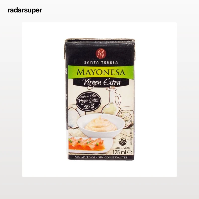 SANTA TERESA Salsa mayonesa con aceite de oliva virgen extra (55%) 125 ml.