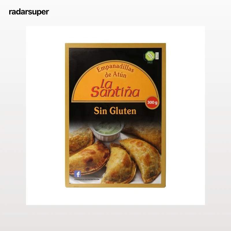 LA SANTIÑA Empanadillas rellenas de atún y elaboradas sin gluten 300 g.