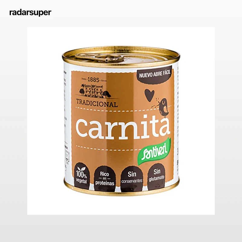 SANTIVERI Carnita preparado vegetal de soja 300 g.