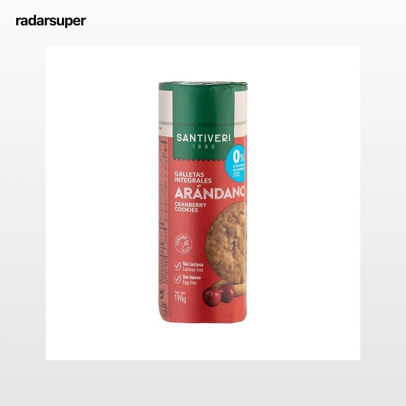 SANTIVERI Galletas digestivas con Arándanos 190 g.
