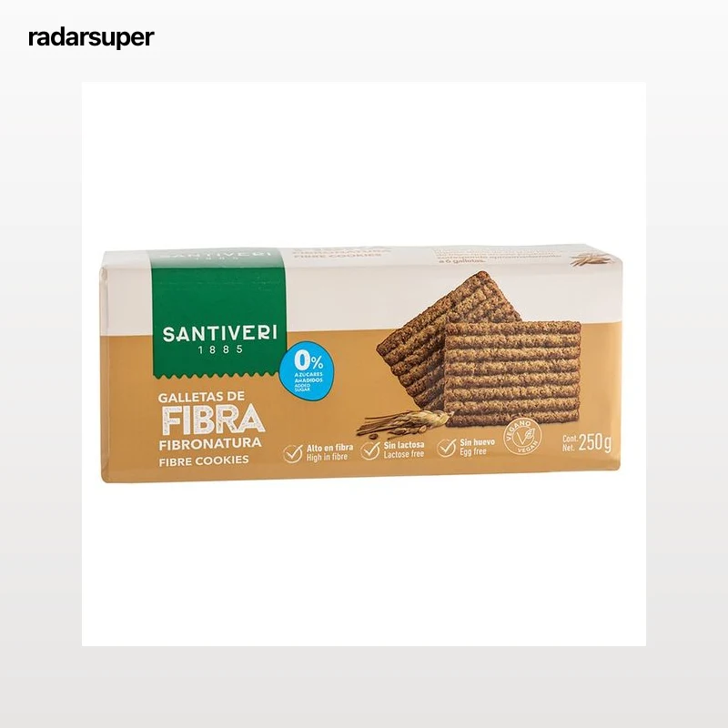SANTIVERI Galletas de fibra SANTIVERI Fibronatura 250 g.