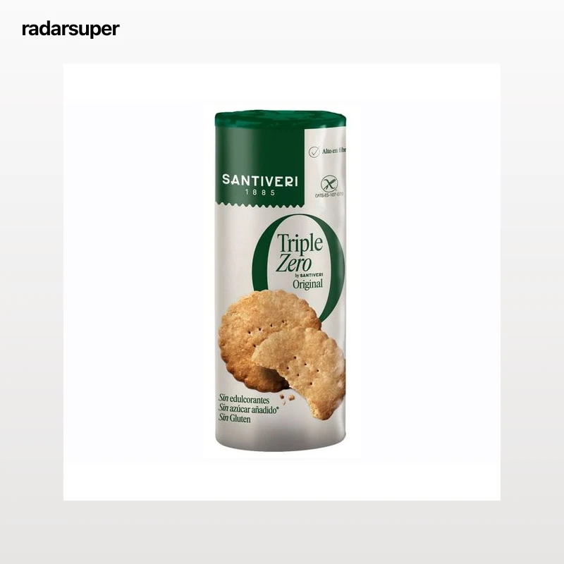 SANTIVERI Galletas original triple zero sin gluten 200 g.
