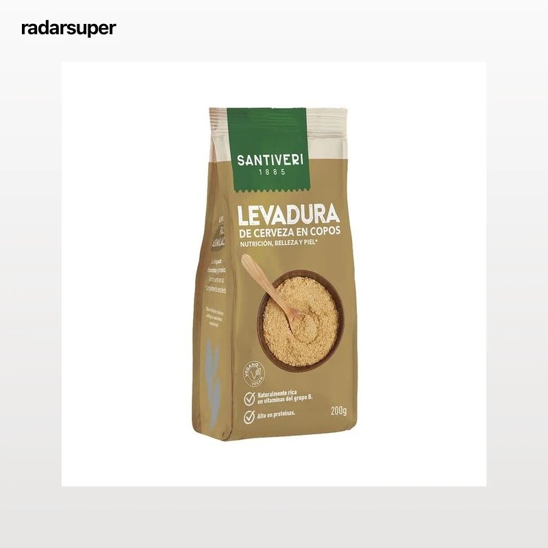 SANTIVERI Levadura de cerveza seca en copos 200 g.