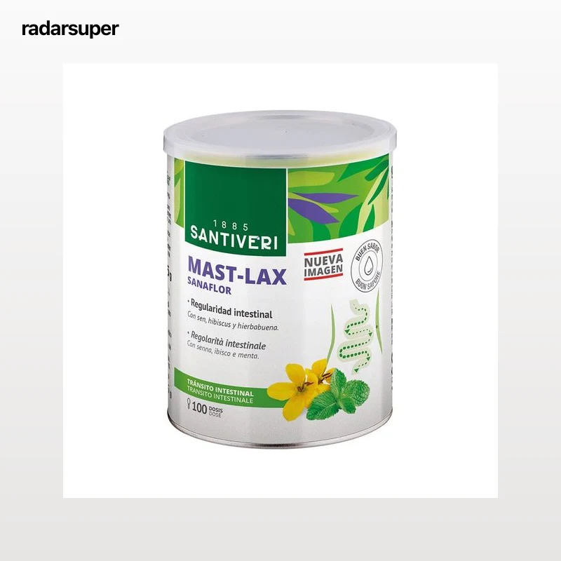 SANTIVERI Mast.Lax, mezcla de plantas masticable de efectivo efecto laxante indicado 75 g.