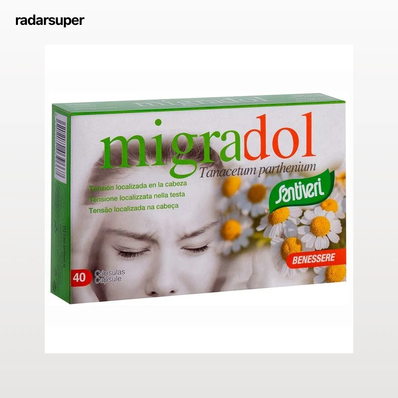 SANTIVERI Migradol 40 cápsulas.