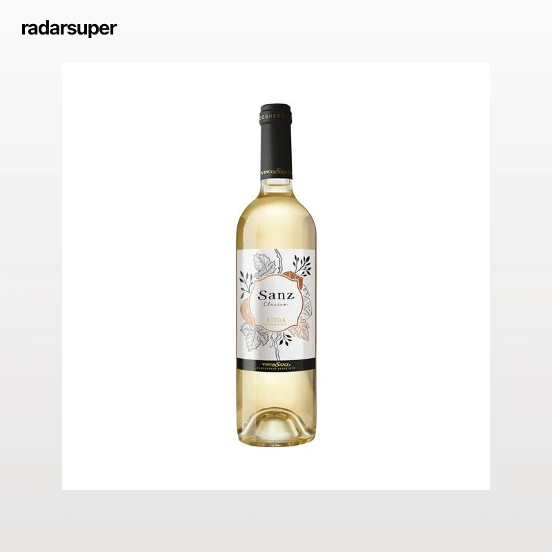 SANZ Clasico Vino blanco con D.O. Rueda botella 37,5 cl.