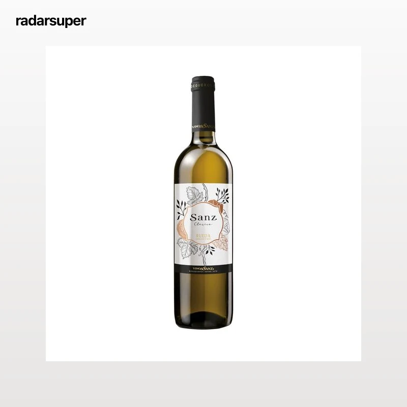 SANZ Clásico Vino blanco con D.O. Rueda botella 75 cl.