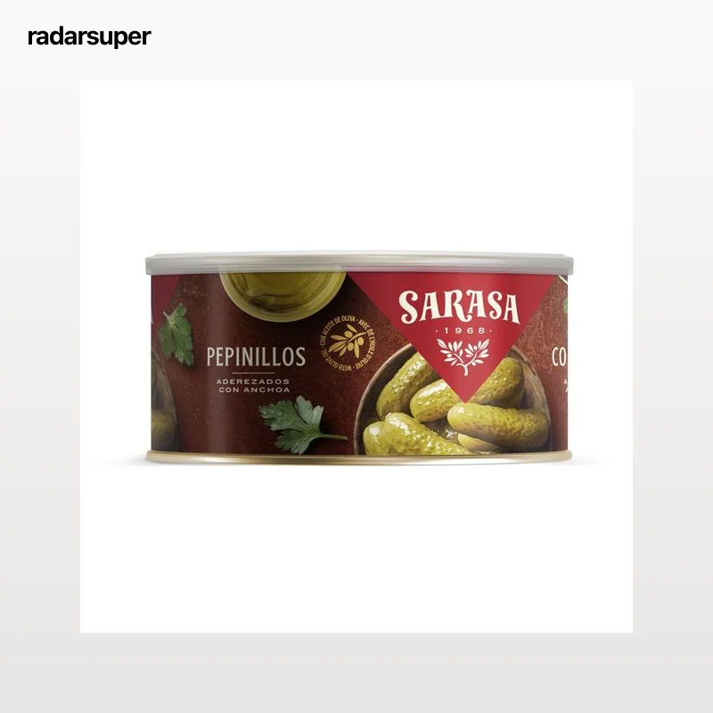 SARASA Pepinillos aderezados con anchoa SARASA 550 G.