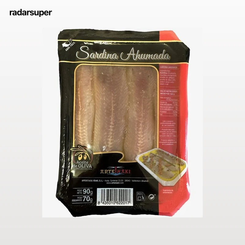 Sardina ahumada en aceite de oliva Arteiñaki 70g