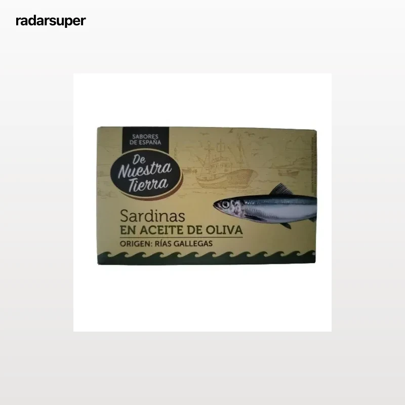 Sardinas en aceite oliva De Nuestra Tierra 80 g.