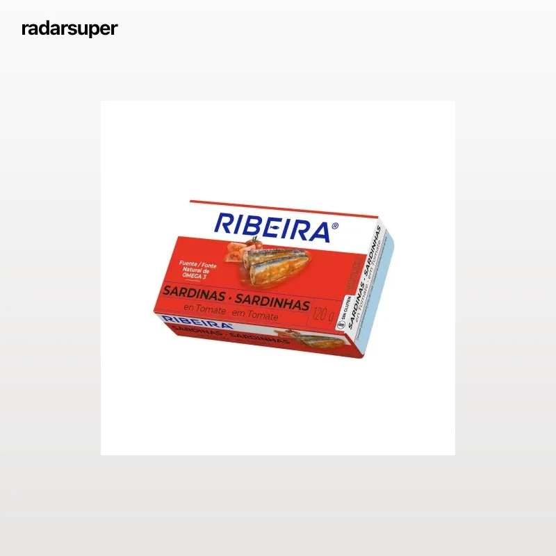Sardinas en tomate Ribeira sin gluten 85 g.