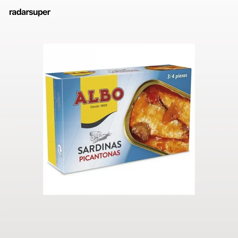 Sardinas picantonas Albo 120 g.