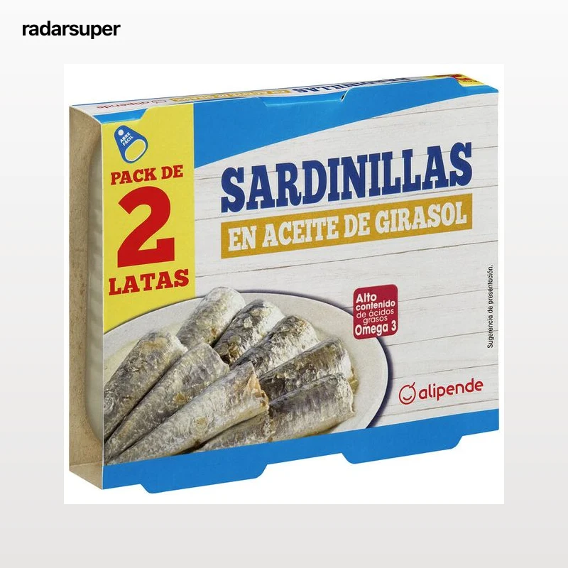 Sardinilla en aceite de girasol Alipende 62g