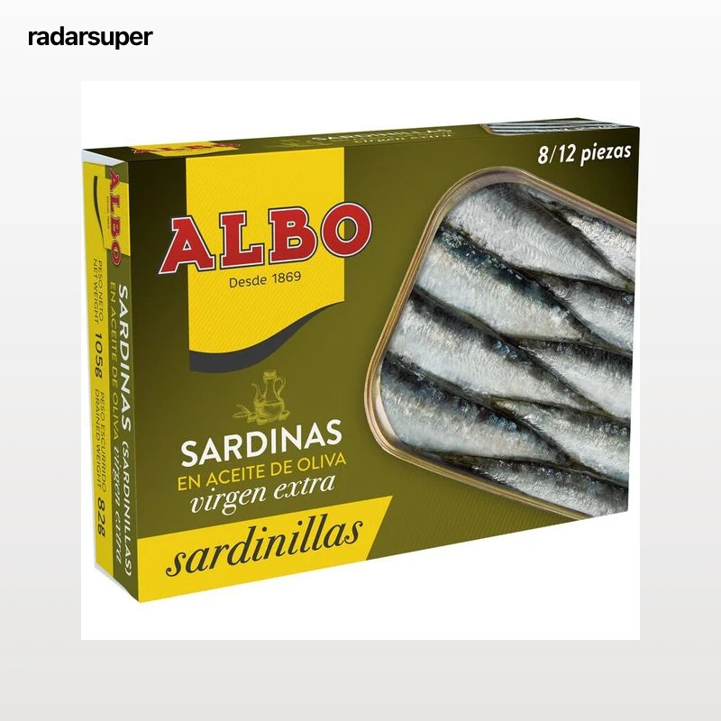 Sardinilla en aceite de oliva virgen extra Albo 82g