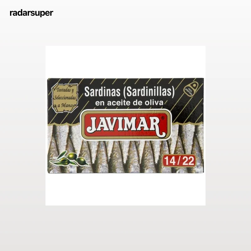 Sardinilla en aceite de oliva Javimar 81 g.
