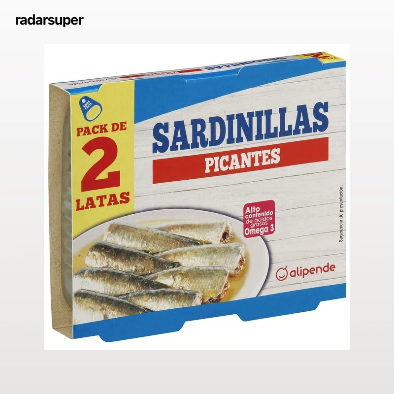 Sardinilla picante pack de 2 unidades Alipende 62g