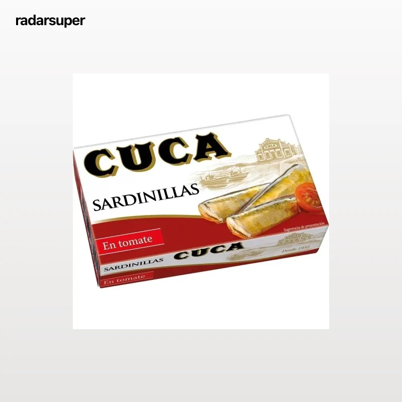 Sardinillas en salsa de tomate Cuca sin gluten y sin lactosa 60 g.