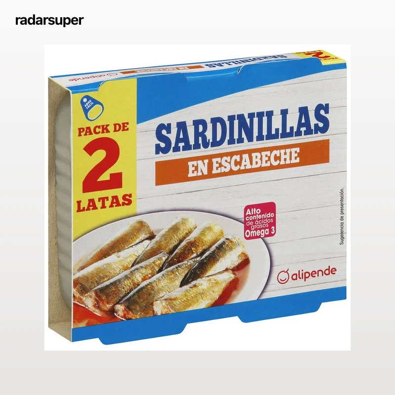 Sardinillas en escabeche Alipende 2 unidades 62g