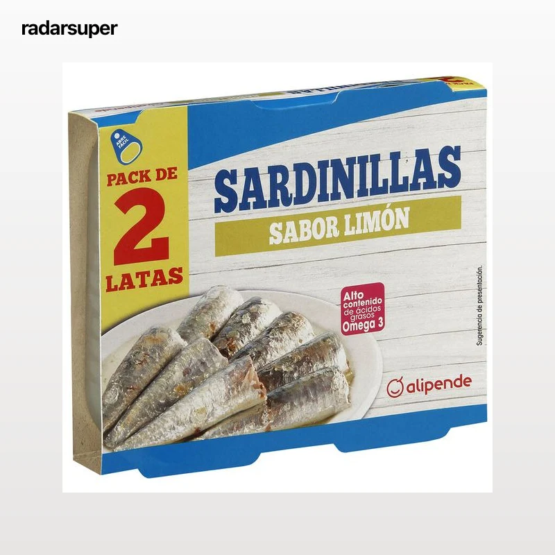 Sardinillas al limón Alipende 2 unidades 62g