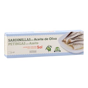 Sardinillas reducidas en sal en aceite de oliva