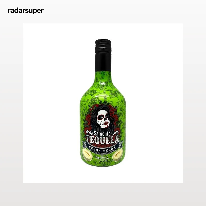 SARGENTO TEQUELA Licor de crema de melón con tequila y agave botella 70 cl.