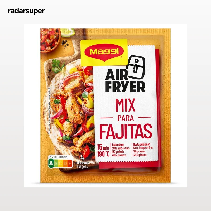Sazonador para fajitas mix air fryer Maggi 27 g