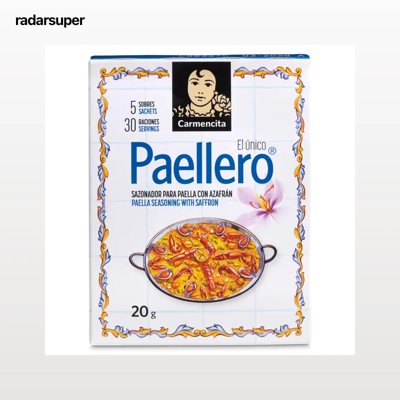 Sazonador para paella con azafrán Carmencita 20 g