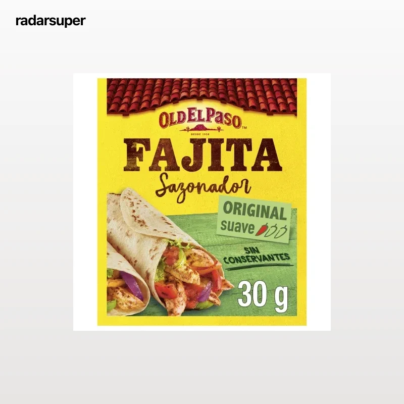Sazonador para fajitas suave Old El Paso 35 g.