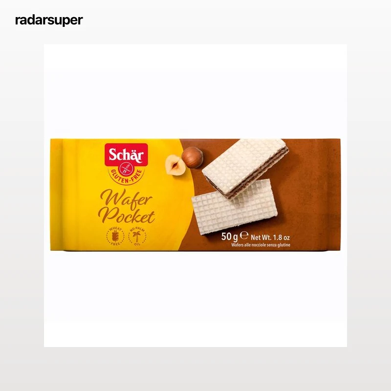 SCHÄR Barquillos de avellana sin gluten 50 g.